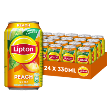 Lipton ice tea peach blik 24 x 33 cl